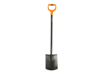 Лопата Fiskars Solid с закруглённым лезвием